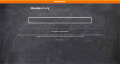 Desktop Screenshot of khanacadamy.org