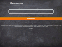 Tablet Screenshot of khanacadamy.org